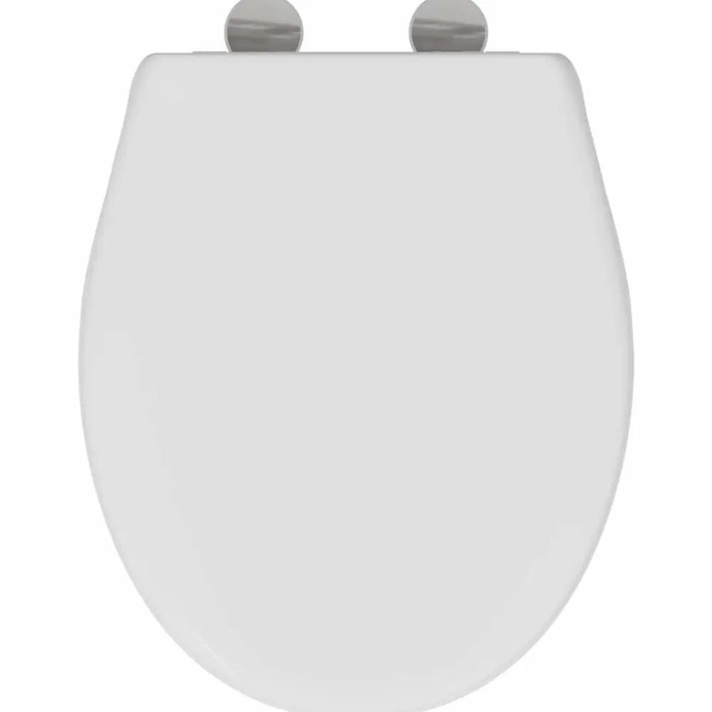 vidaXL Asiento de WC 47 x 37 x 4 cm Duroplast White