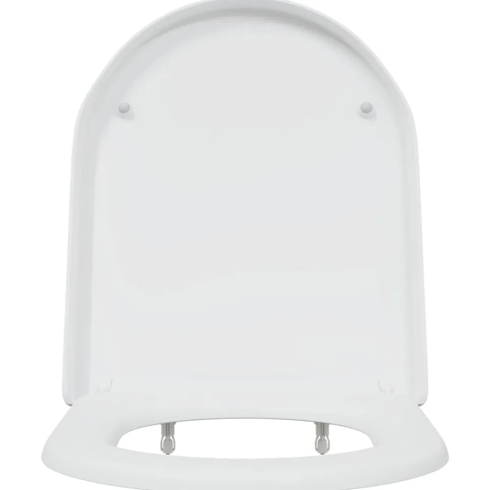 vidaXL Fontanería-Asiento de WC 49 x 36 x 4 cm Duroplast