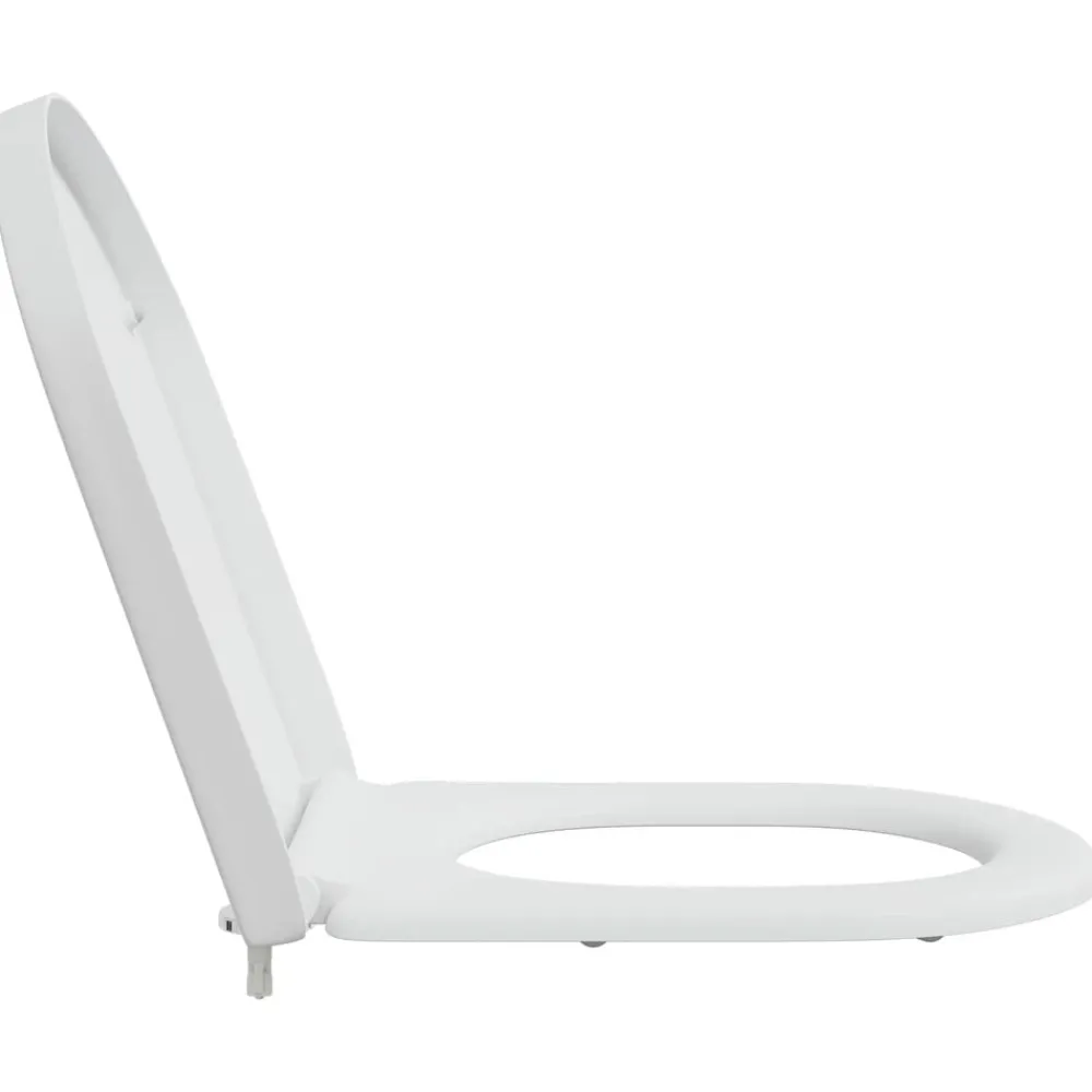 vidaXL Fontanería-Asiento de WC 49 x 36 x 4 cm Duroplast