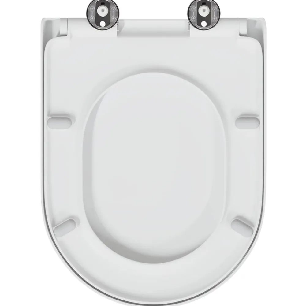 vidaXL Fontanería-Asiento de WC 49 x 36 x 4 cm Duroplast