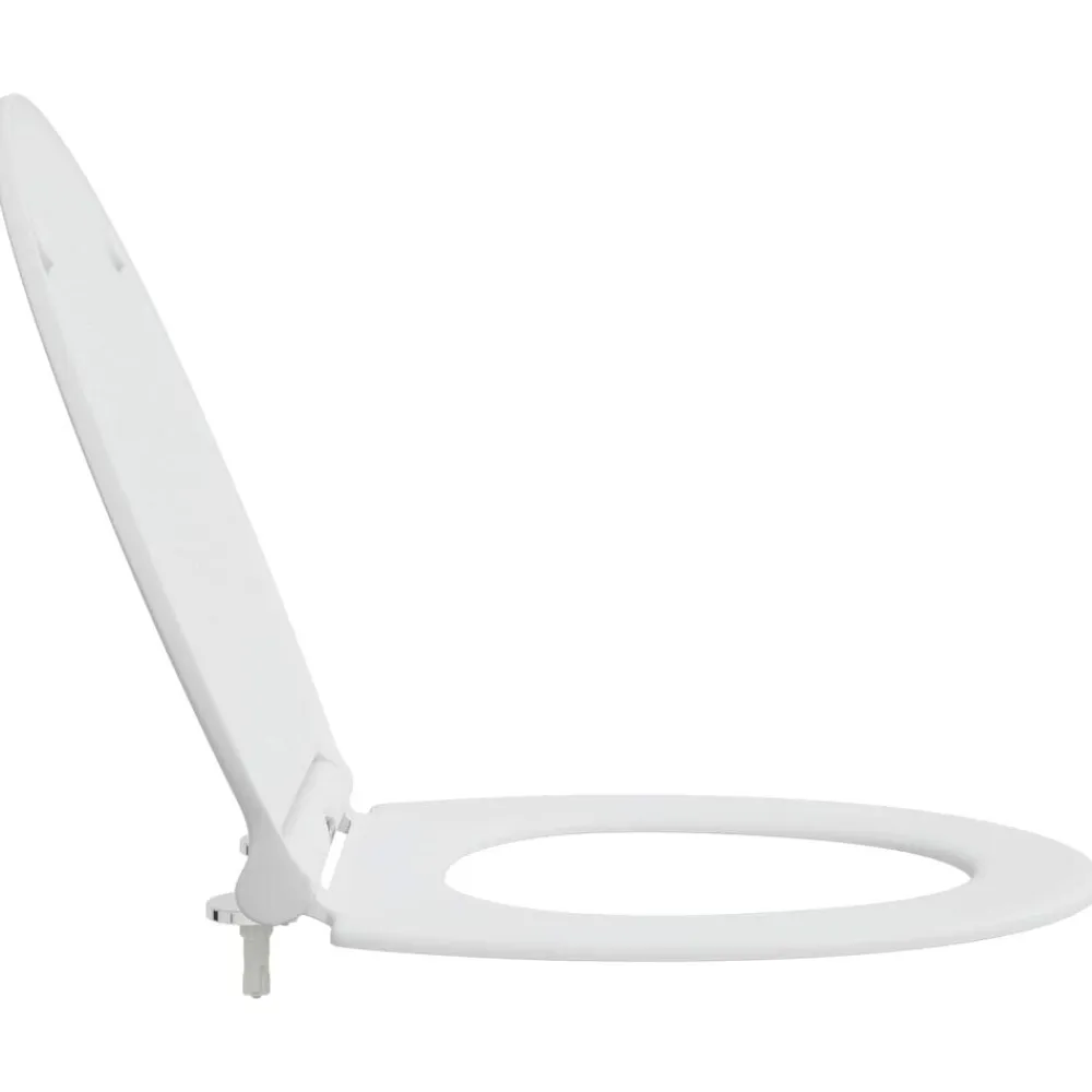 vidaXL Fontanería-Asiento de WC 47 x 37,5 x 3,8 cm Duroplast