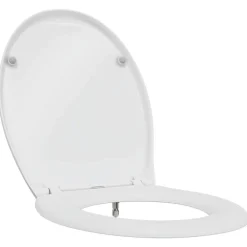 vidaXL Asiento de WC 47 x 37 x 4 cm Duroplast White