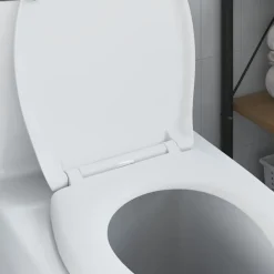 vidaXL Asiento de WC 47 x 37 x 4 cm Duroplast White