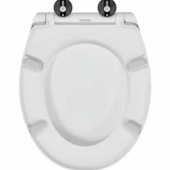 vidaXL Asiento de WC 47 x 37 x 4 cm Duroplast White