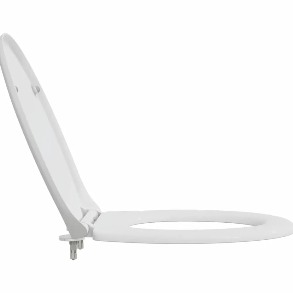 vidaXL Asiento de WC 47 x 37 x 4 cm Duroplast White