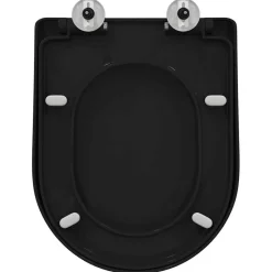 vidaXL Asiento de WC Ajustable 48 x 36,5 x 4,5 cm Polipropileno Negro Best