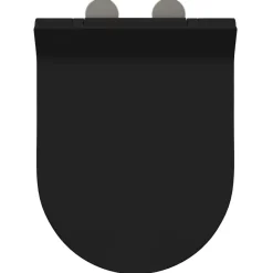 vidaXL Asiento de WC Ajustable 50 x 36,5 x 5 cm Polipropileno Negro Online