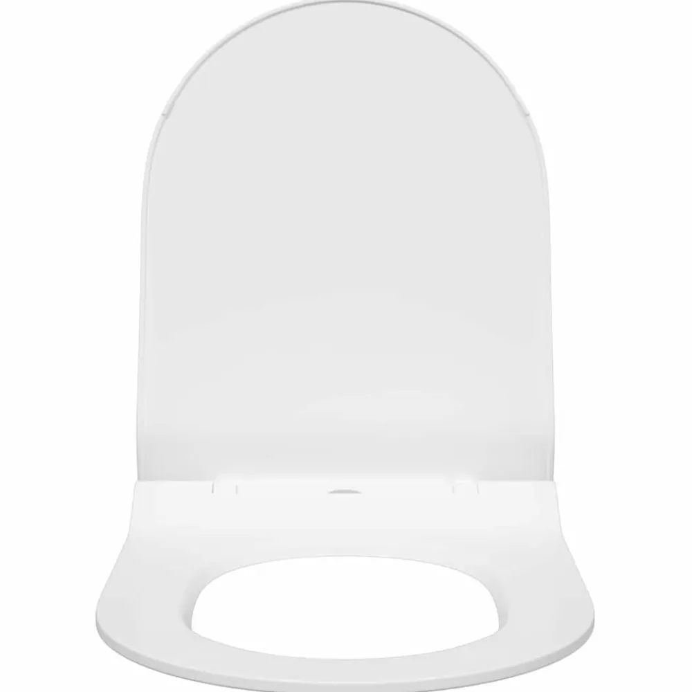vidaXL Fontanería-Asiento de WC Ajustable 50 x 36,5 x 5 cm Polipropileno