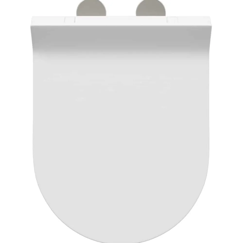 vidaXL Fontanería-Asiento de WC Ajustable 50 x 36,5 x 5 cm Polipropileno