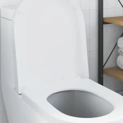 vidaXL Asiento de WC Ajustable 48 x 36,5 x 4,5 cm Polipropileno White Discount