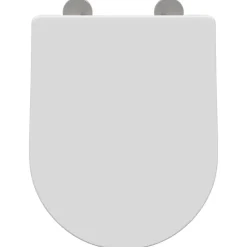 vidaXL Asiento de WC Ajustable 48 x 36,5 x 4,5 cm Polipropileno White Discount