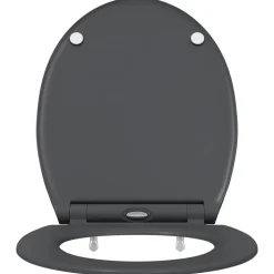 vidaXL Fontanería-Asiento de WC 47 x 37,5 x 3,8 cm Duroplast