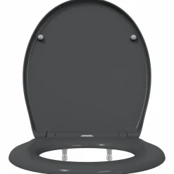 vidaXL Fontanería-Asiento de WC 47 x 37 x 4 cm Duroplast