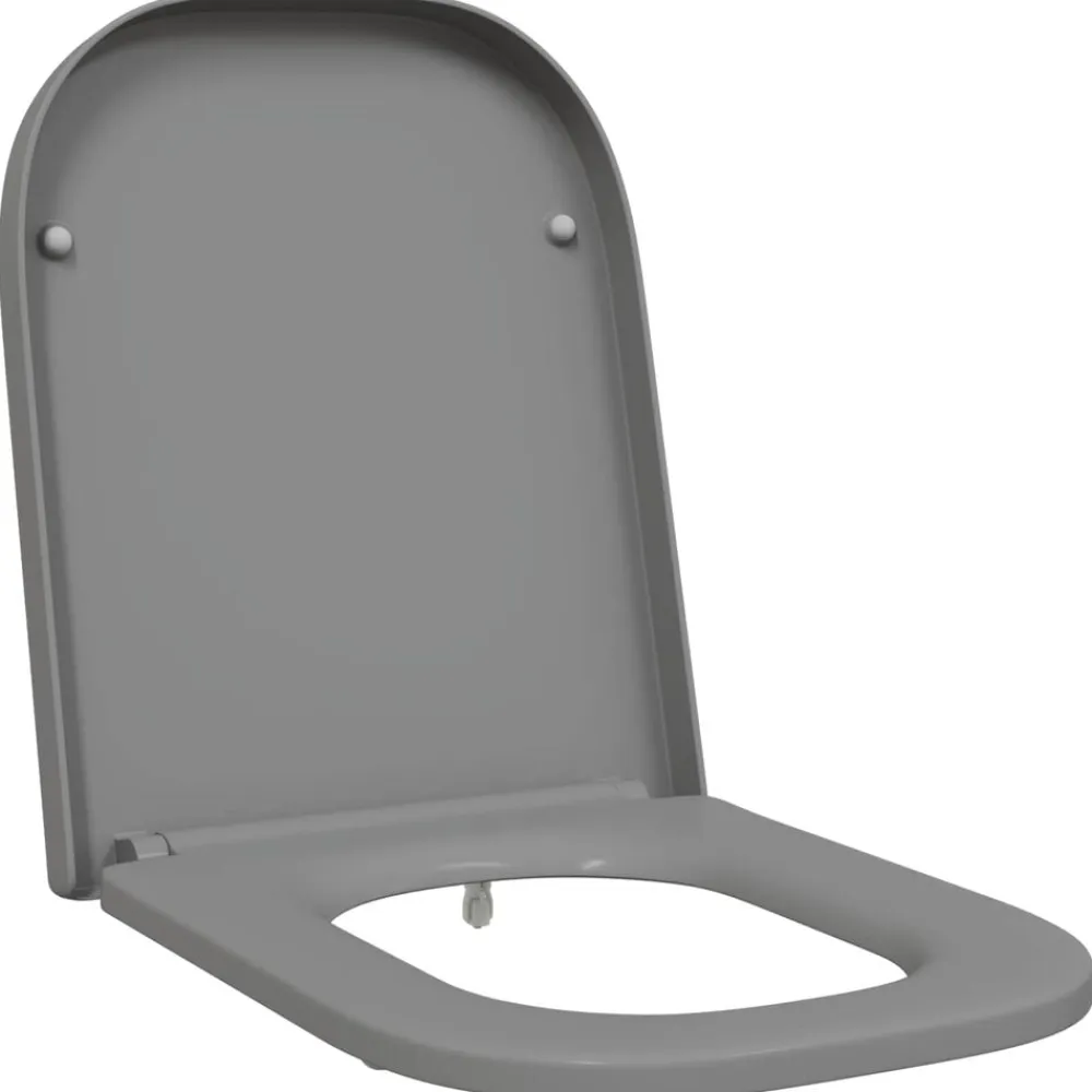 vidaXL Fontanería-Asiento de WC 47,5 x 35 x 3,6 cm Duroplast