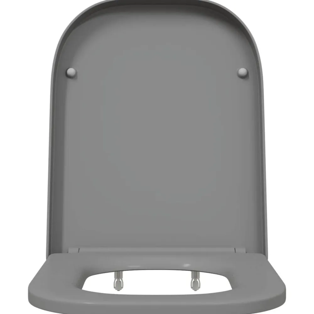 vidaXL Fontanería-Asiento de WC 47,5 x 35 x 3,6 cm Duroplast