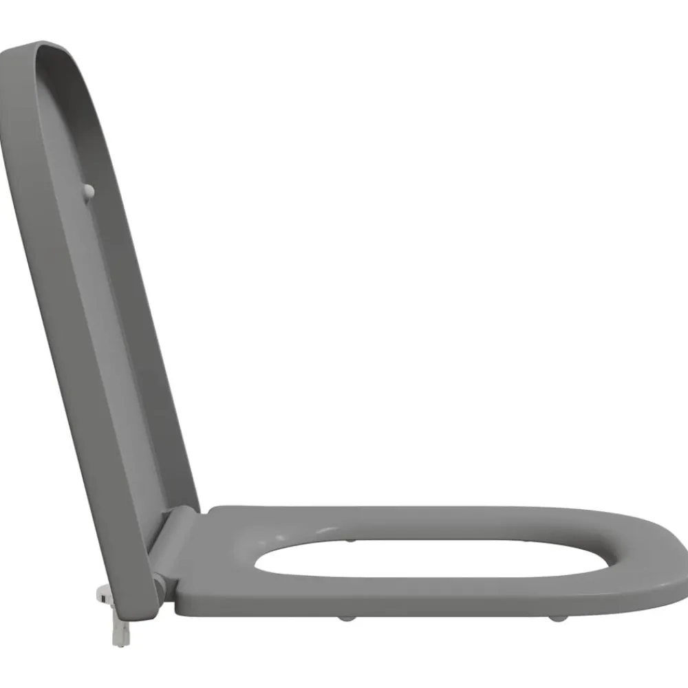 vidaXL Fontanería-Asiento de WC 47,5 x 35 x 3,6 cm Duroplast