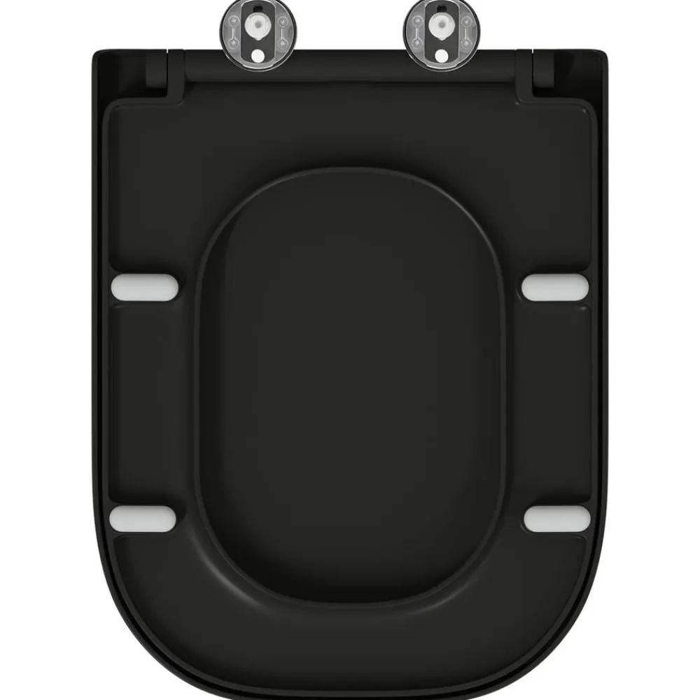 vidaXL Fontanería-Asiento de WC 47,5 x 35 x 3,6 cm Duroplast