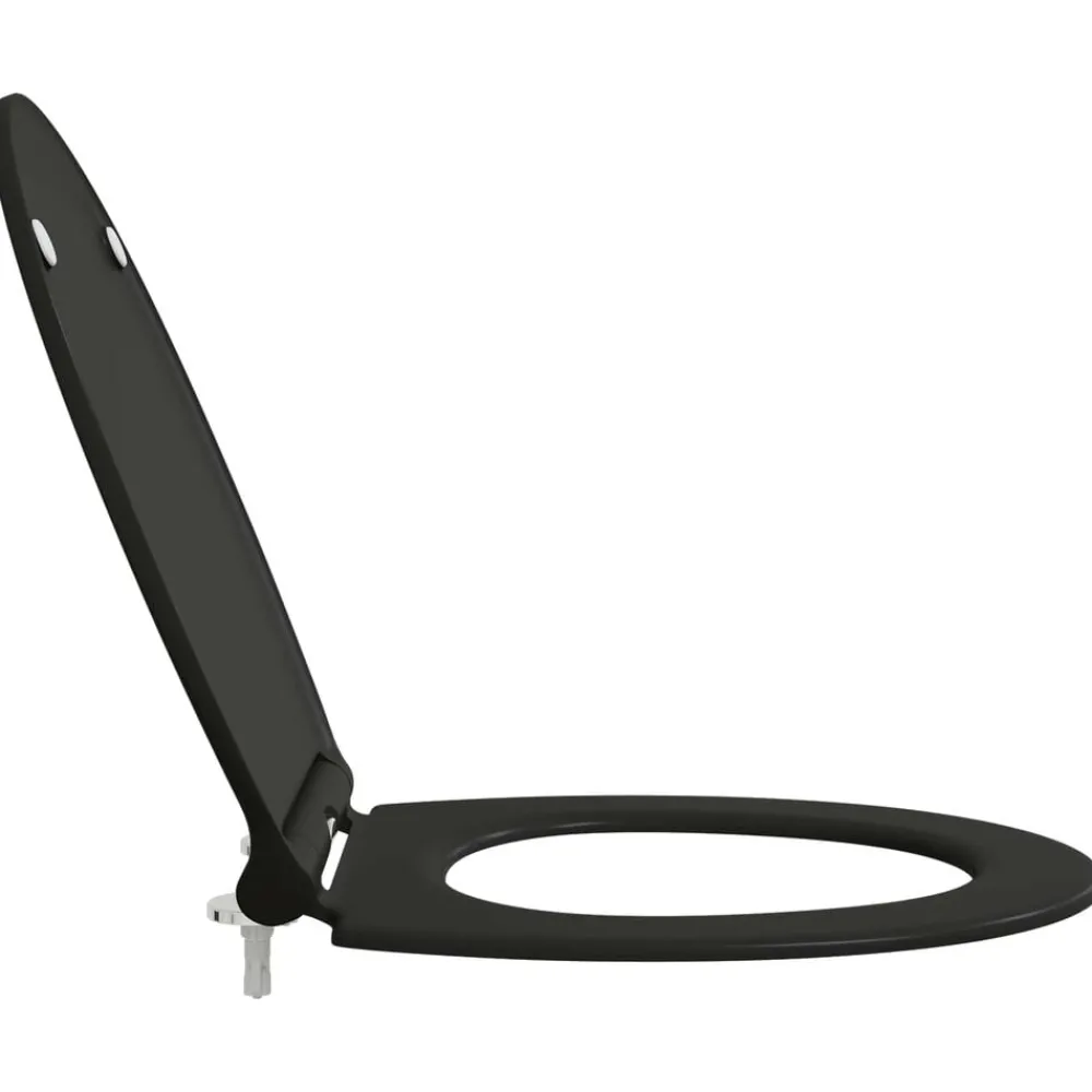 vidaXL Fontanería-Asiento de WC 47 x 37,5 x 3,8 cm Duroplast
