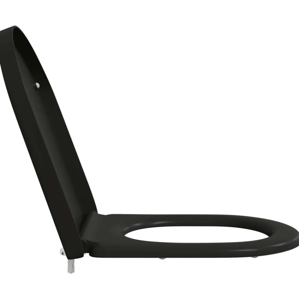 vidaXL Fontanería-Asiento de WC 49 x 36 x 4 cm Duroplast