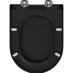 vidaXL Fontanería-Asiento de WC 49 x 36 x 4 cm Duroplast