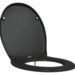 vidaXL Fontanería-Asiento de WC 47 x 37 x 4 cm Duroplast