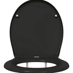 vidaXL Fontanería-Asiento de WC 47 x 37 x 4 cm Duroplast