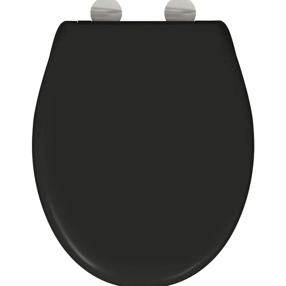 vidaXL Fontanería-Asiento de WC 47 x 37 x 4 cm Duroplast