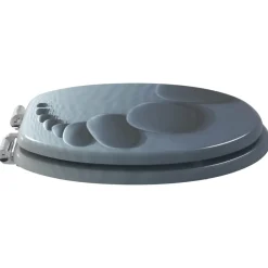 vidaXL Asiento inodoro WC 2 uds tapa de cierre suave MDF diseño rocas Outlet