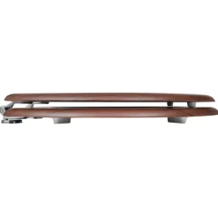 vidaXL Fontanería-Asiento inodoro WC MDF tapa diseño marrón