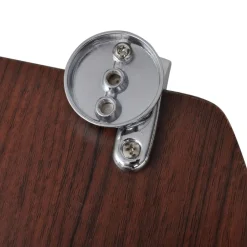 vidaXL Fontanería-Asiento inodoro WC MDF tapa diseño marrón