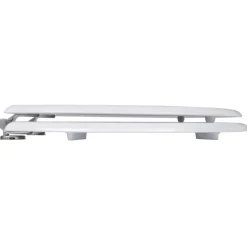 vidaXL Asiento inodoro WC MDF tapa diseño blanco Clearance