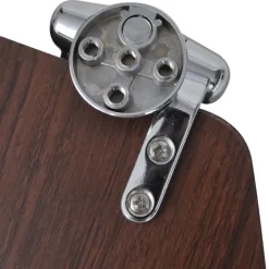 vidaXL Asiento inodoro WC tapa de cierre suave MDF marrón Clearance