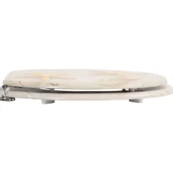 vidaXL Fontanería-Asiento inodoro WC MDF tapa de estrellas de mar