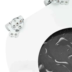 vidaXL Asiento inodoro WC 2 uds tapa cierre suave MDF diseño gota agua Clearance
