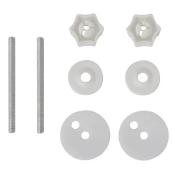 vidaXL Fontanería-Asiento inodoro WC MDF tapa de cierre suave diseño blanco