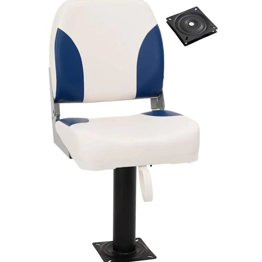 vidaXL Vehículos-Asiento para barco con pedestal giratorio 360°
