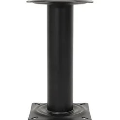 vidaXL Asiento para barco con pedestal giratorio 360° Negro y rojo Clearance