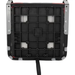 vidaXL Asiento para barco con pedestal giratorio 360° Negro y rojo Clearance