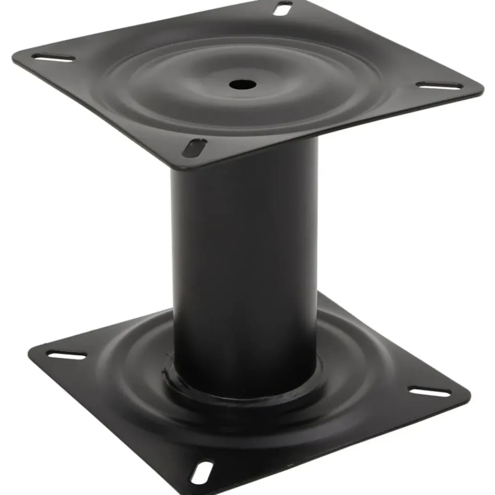 vidaXL Asiento para barco con pedestal giratorio 360° Blanco y rojo Best