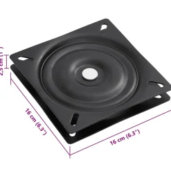 vidaXL Asiento para barco con pedestal giratorio 360° Outlet