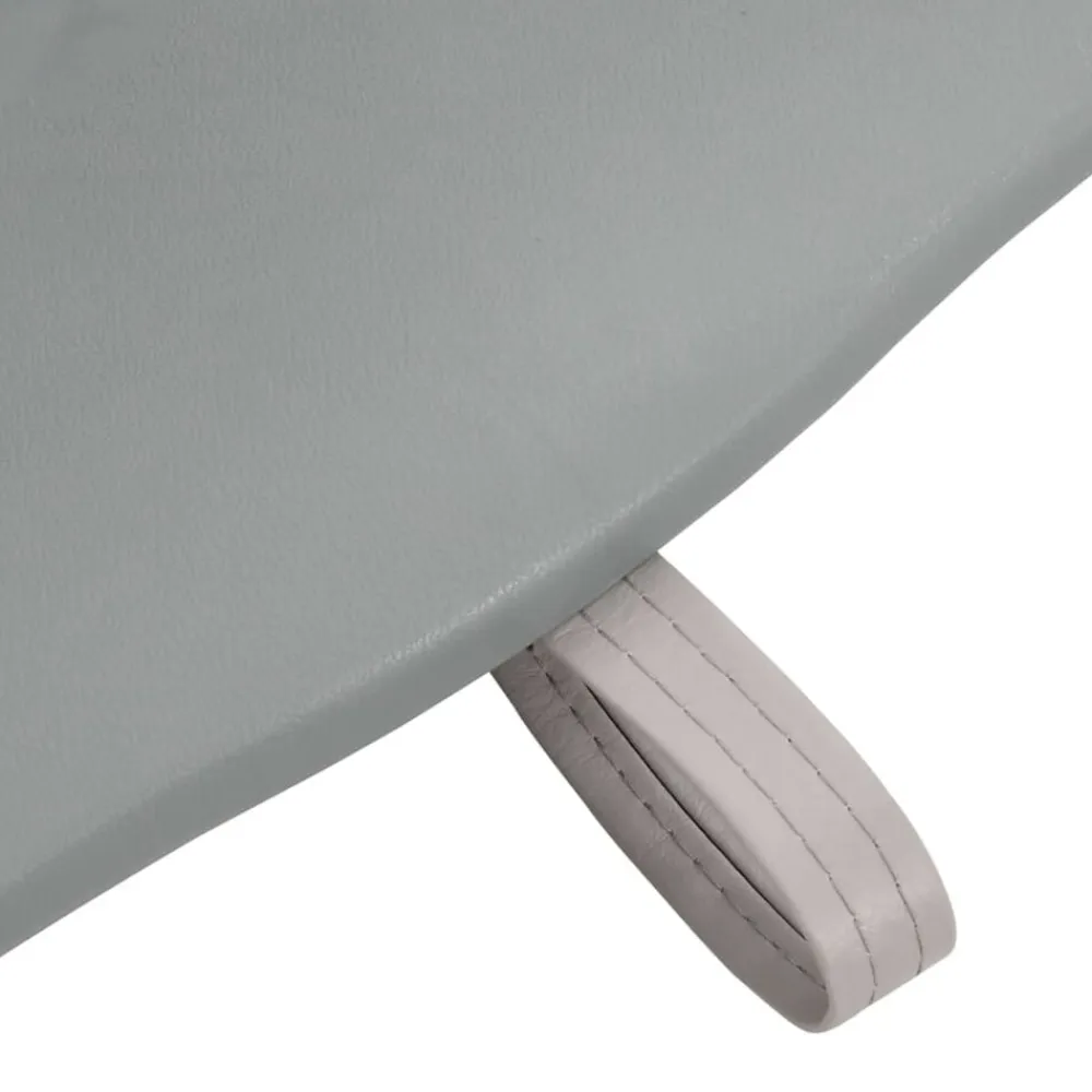 vidaXL Asiento para barco con pedestal giratorio 360° Gris New