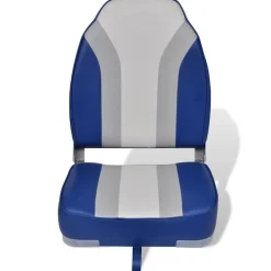 vidaXL Asiento plegable de barco con respaldo alto Best