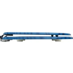 vidaXL Fontanería-Asiento WC y tapa MDF azul diseño gotas de agua