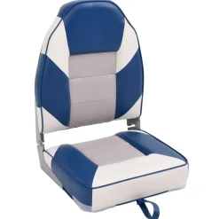 vidaXL Vehículos-Asientos de barco plegables con respaldo alto 2 uds 39x43x58 cm