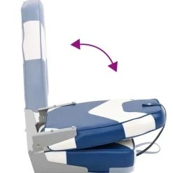 vidaXL Vehículos-Asientos de barco plegables con respaldo alto 2 uds 39x43x58 cm
