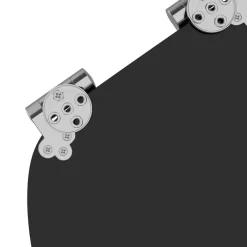 vidaXL Asientos de inodoro con tapas de cierre suave 2 uds MDF negro Clearance