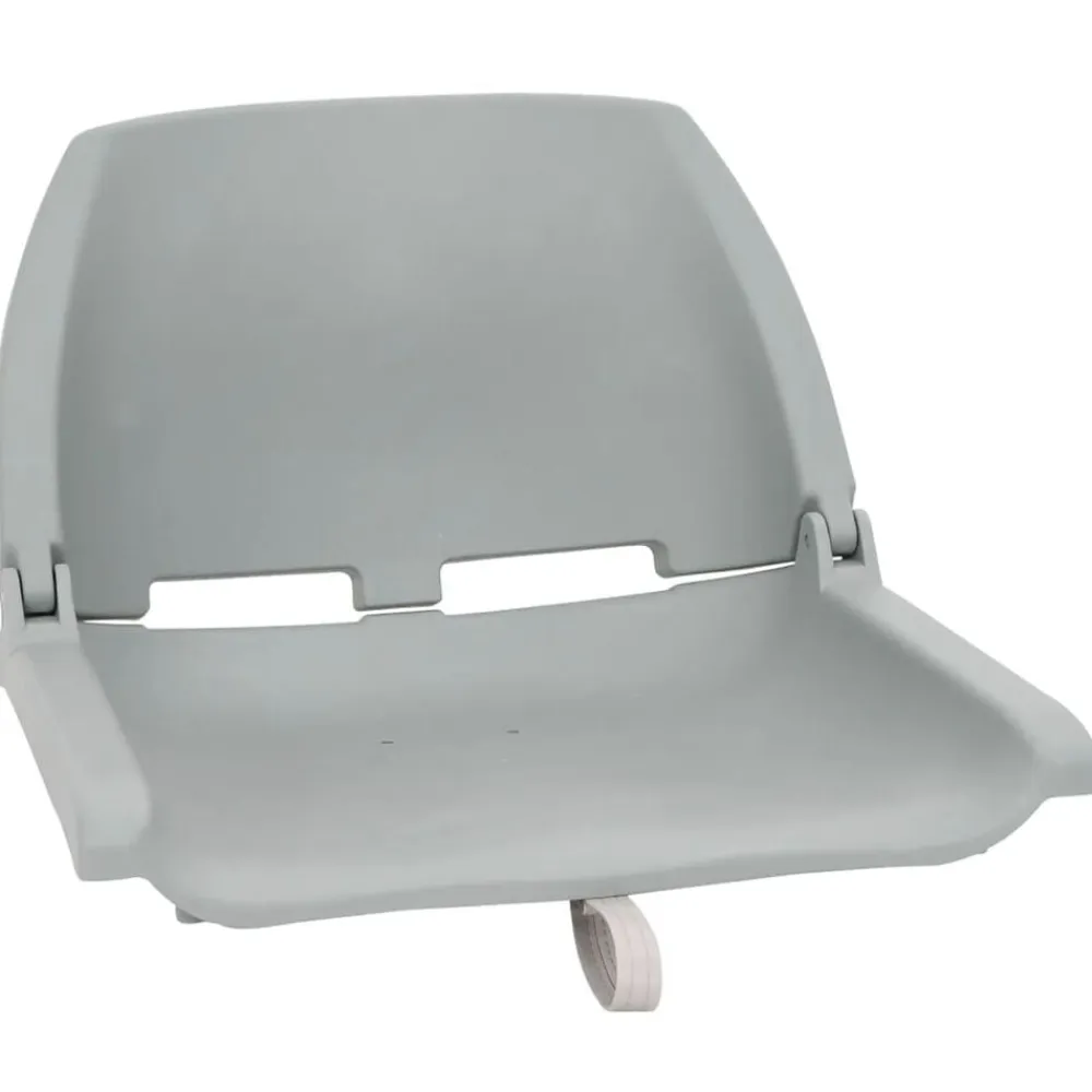vidaXL Asientos plegables de barco sin cojín 2 uds 48x51x41 cm Gris Online