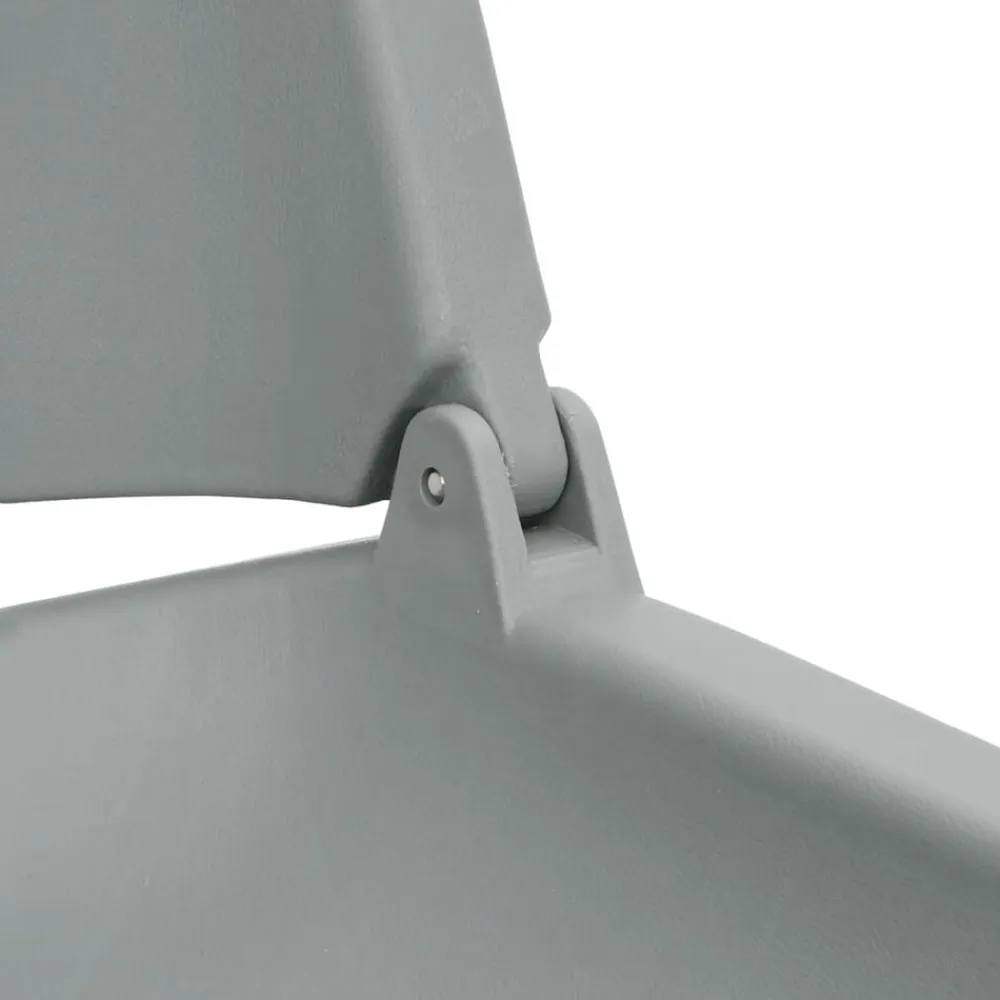 vidaXL Asientos plegables de barco sin cojín 2 uds 48x51x41 cm Gris Online