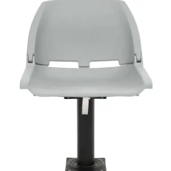 vidaXL Asientos plegables de barco sin cojín 2 uds 48x51x41 cm Gris Online