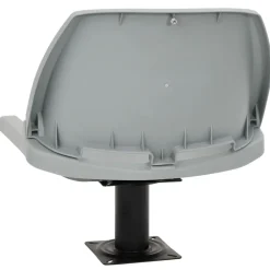 vidaXL Asientos plegables de barco sin cojín 2 uds 48x51x41 cm Gris Discount